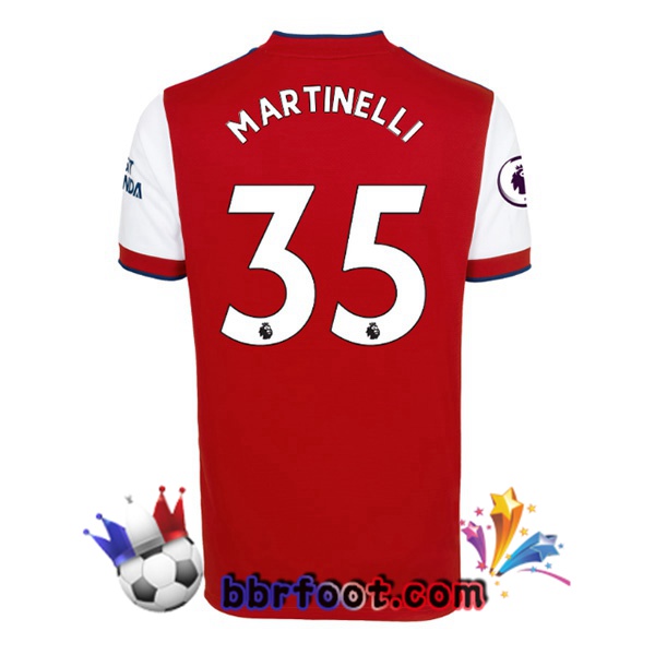 Maillot Foot Arsenal (MARTINELLI 35) Domicile 21/22