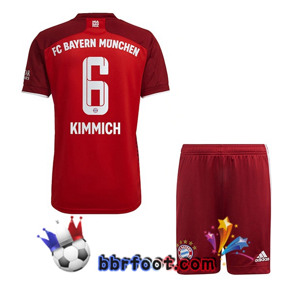 Maillot Foot Bayern Munich (Kimmich 6) Enfant Domicile 21/22