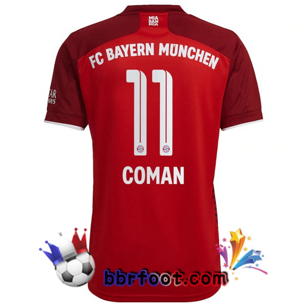 Maillot Foot Bayern Munich (Coman 11) Domicile 21/22