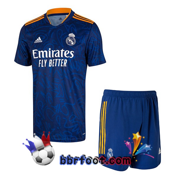 Maillot Foot Real Madrid Enfant Exterieur 21/22