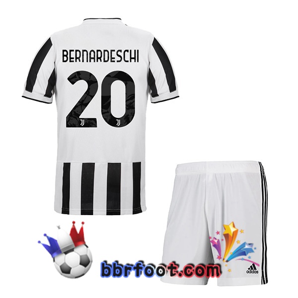Maillot Foot Juventus (BERNARDESCHI 20) Enfant Domicile 21/22
