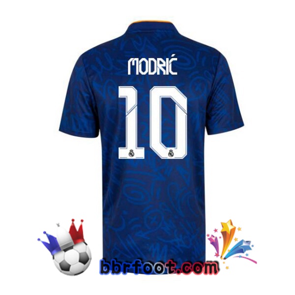 Maillot Foot Real Madrid (Modrić 10) Exterieur 21/22