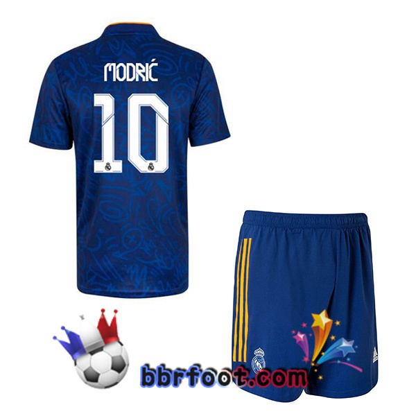 Maillot Foot Real Madrid (Modrić 10) Enfant Exterieur 21/22