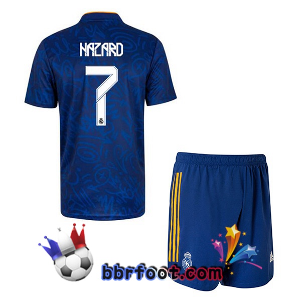 Maillot Foot Real Madrid (Hazard 7) Enfant Exterieur 21/22