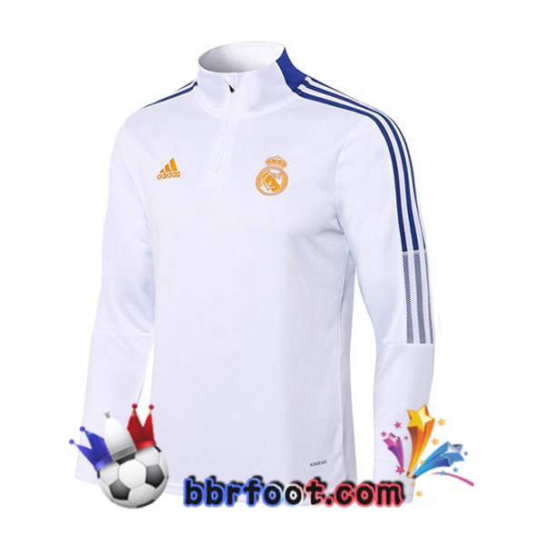 Sweatshirts Homme Real Madrid Blanc 21/22 Sweatshirts Homme Real Madrid Blanc 21/22