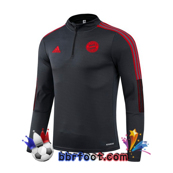 Sweatshirts Homme Bayern Munich Gris Fonce 21/22