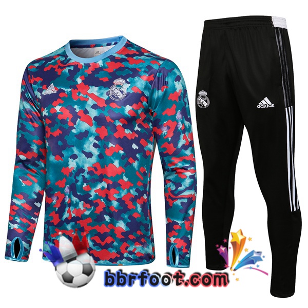 Survetement Foot Real Madrid Bleu 21/22