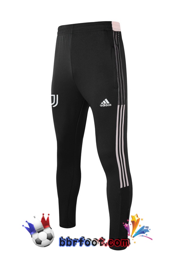 Survetement Foot Juventus Noir Rose 21/22