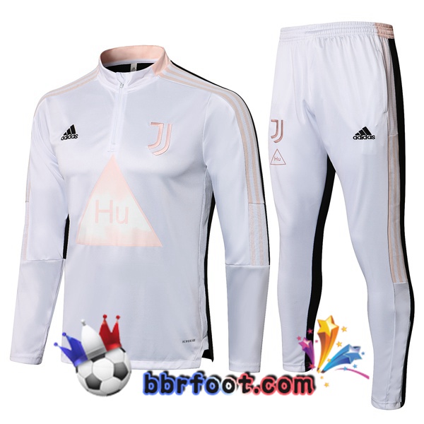 Survetement Foot Juventus Blanc 21/22