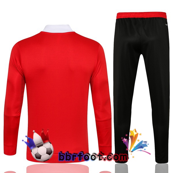 Veste Survetement Foot Bayern Munich Rouge 21/22