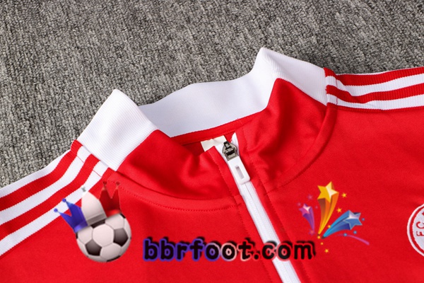 Veste Survetement Foot Bayern Munich Rouge 21/22