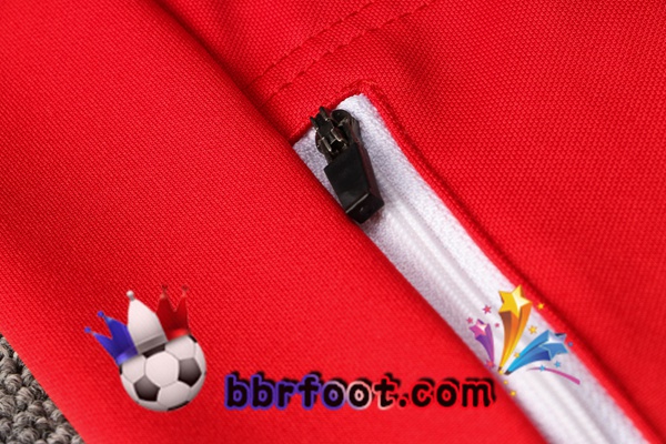 Veste Survetement Foot Bayern Munich Rouge 21/22