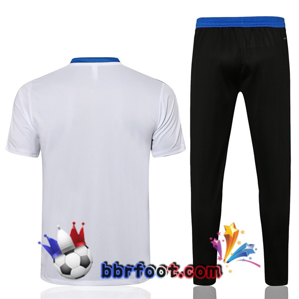 Training T-Shirts Real Madrid + Pantalon Blanc 21/22