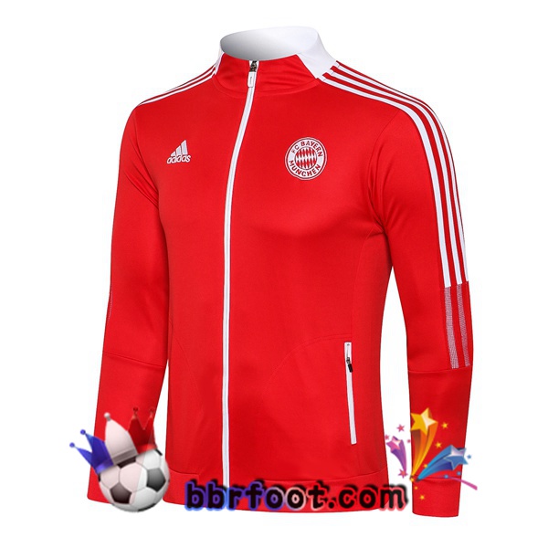 Veste Foot Bayern Munich Rouge 21/22