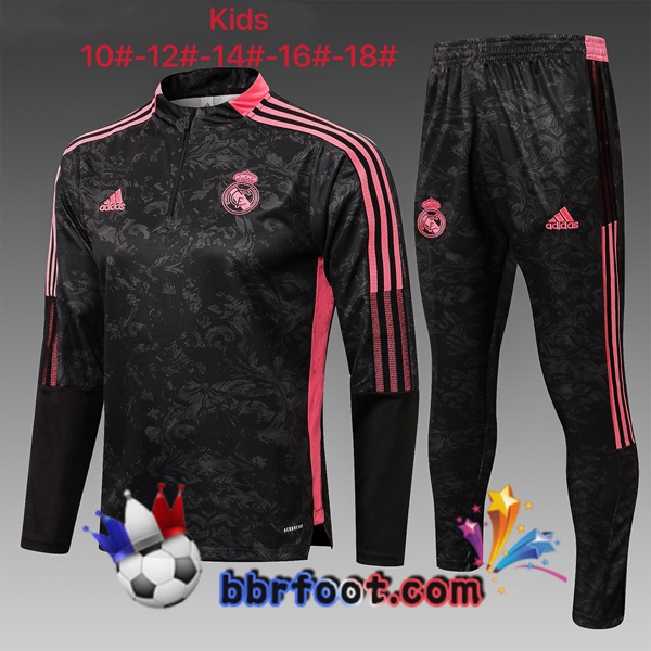 Survetement Foot Real Madrid Enfant Noir 21/22