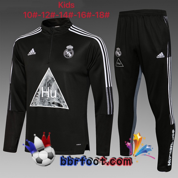 Survetement Foot Real Madrid Enfant Noir 21/22