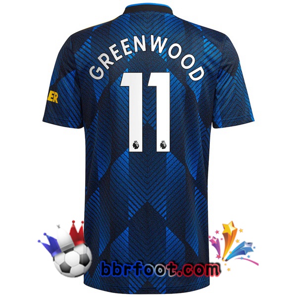 Maillot Foot Manchester United (Greenwood 11) Third 21/22