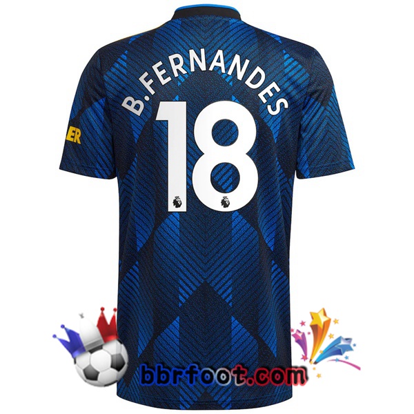 Maillot Foot Manchester United (B.Fernandes 18) Third 21/22