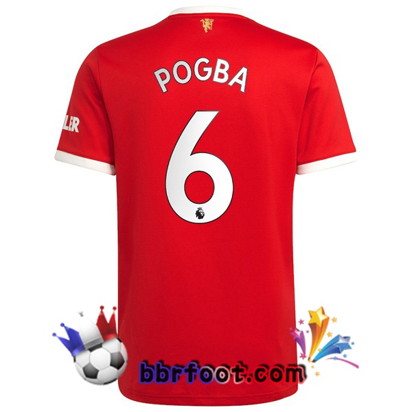 Maillot Foot Manchester United (Pogba 6) Domicile 21/22