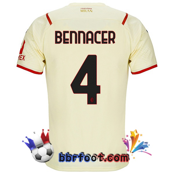 Maillot Foot AC Milan (BENNACER 4) Exterieur 21/22