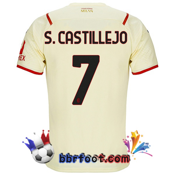 Maillot Foot AC Milan (S. CASTILLEJO 7) Exterieur 21/22