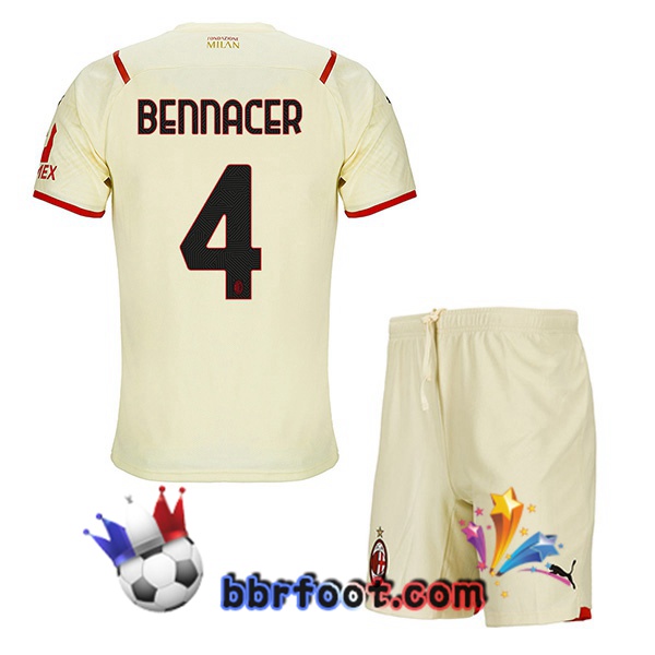 Maillot Foot AC Milan (BENNACER 4) Enfant Exterieur 21/22