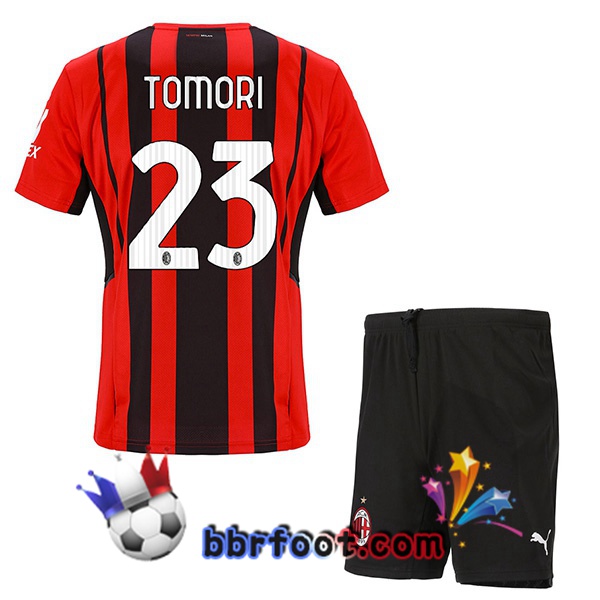 Maillot Foot AC Milan (TOMORI 23) Enfant Domicile 21/22