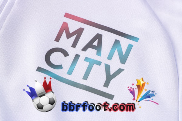 Survetement Foot Manchester City Blanc 21/22