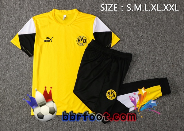 Training T-Shirts Dortmund BVB + Pantalon Jaune 21/22