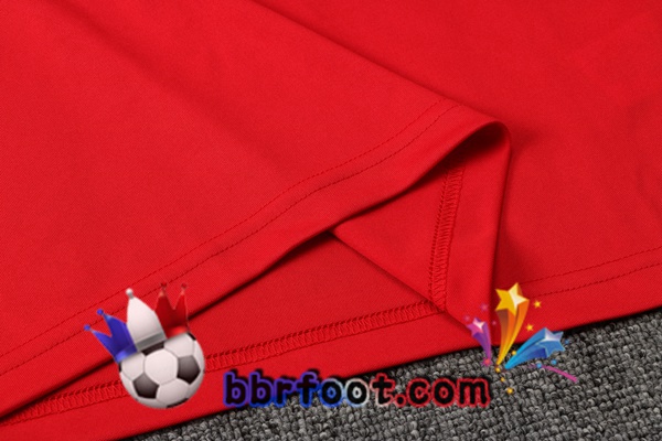 Training T-Shirts AC Milan + Pantalon Rouge Blanc 21/22