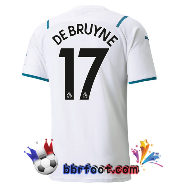 Maillot Foot Manchester City (DE BRUYNE 17) Exterieur 21/22
