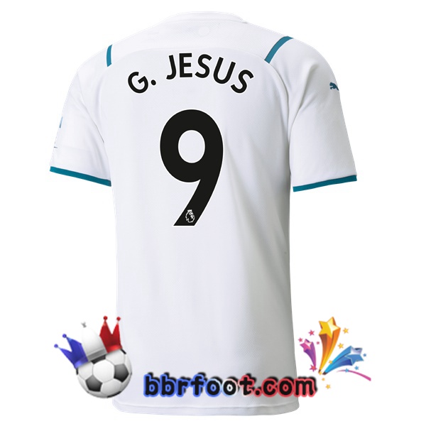 Maillot Foot Manchester City (G.JESUS 9) Exterieur 21/22