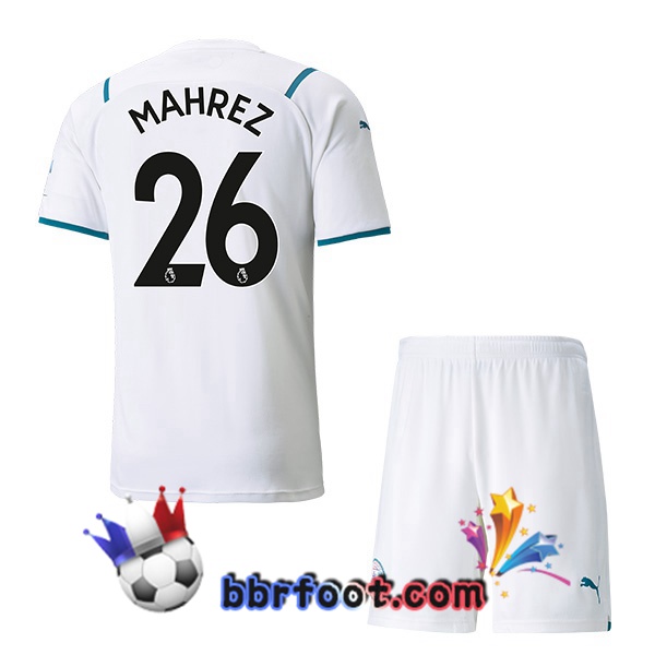 Maillot Foot Manchester City (MAHREZ 26) Enfant Exterieur 21/22