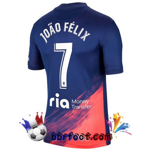 Maillot Foot Atletico Madrid (João Félix 7) Exterieur 21/22
