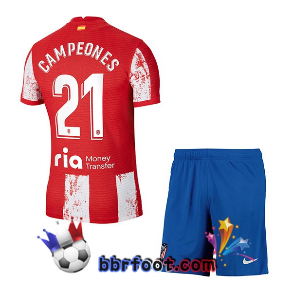 Maillot Foot Atletico Madrid (Carrasco 21) Enfant Domicile 21/22