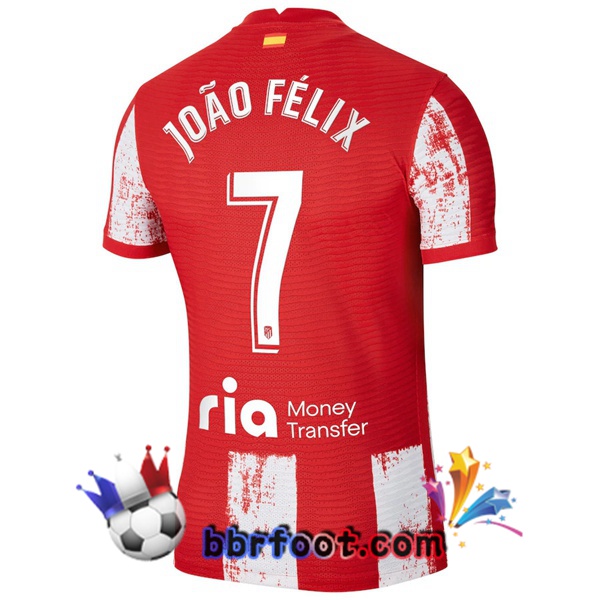 Maillot Foot Atletico Madrid (João Félix 7) Domicile 21/22