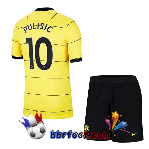Maillot Foot FC Chelsea (PULISIC 10) Enfant Exterieur 21/22