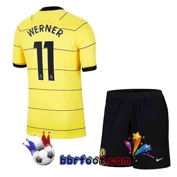 Maillot Foot FC Chelsea (WERNER 11) Enfant Exterieur 21/22