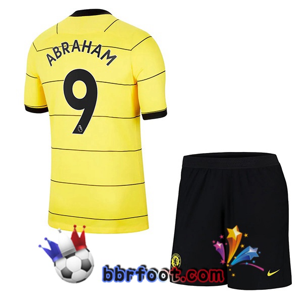 Maillot Foot FC Chelsea (ABRAHAM 9) Enfant Exterieur 21/22