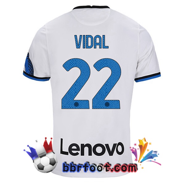 Maillot Foot Inter Milan (VIDAL 22) Exterieur 21/22