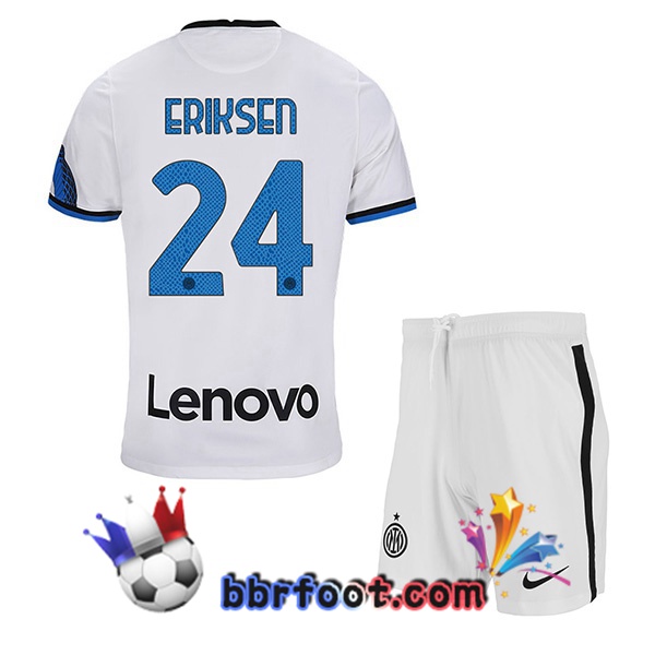 Maillot Foot Inter Milan (ERIKSEN 24) Enfant Exterieur 21/22 Maillot Foot Inter Milan (ERIKSEN 24) Enfant Exterieur 21/22