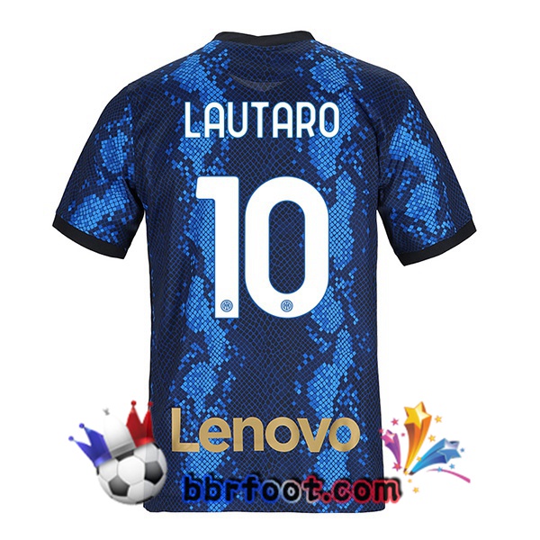 Maillot Foot Inter Milan (LAUTARO 10) Domicile 21/22