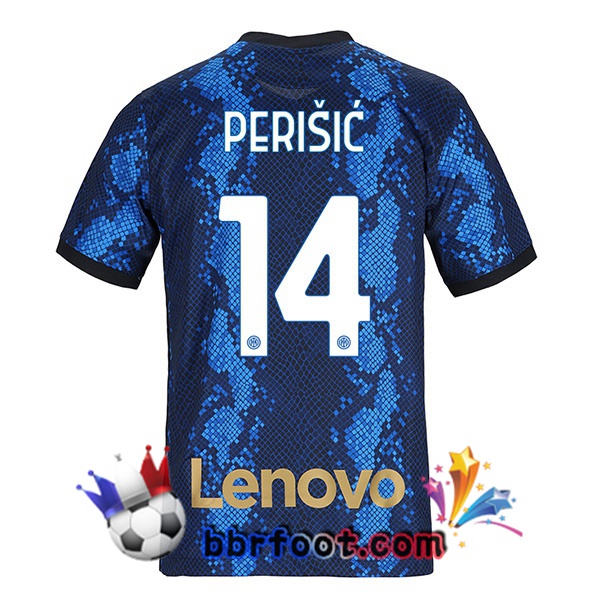 Maillot Foot Inter Milan (PERIŠIĆ 14) Domicile 21/22
