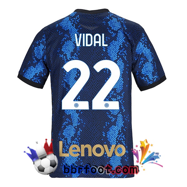 Maillot Foot Inter Milan (VIDAL 22) Domicile 21/22