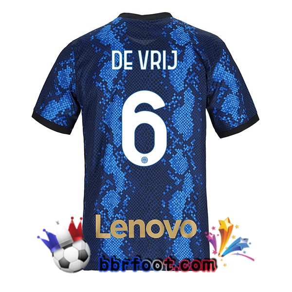 Maillot Foot Inter Milan (DE VRIJ 6) Domicile 21/22