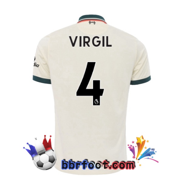Maillot Foot FC Liverpool (VIRGIL 4) Exterieur 21/22
