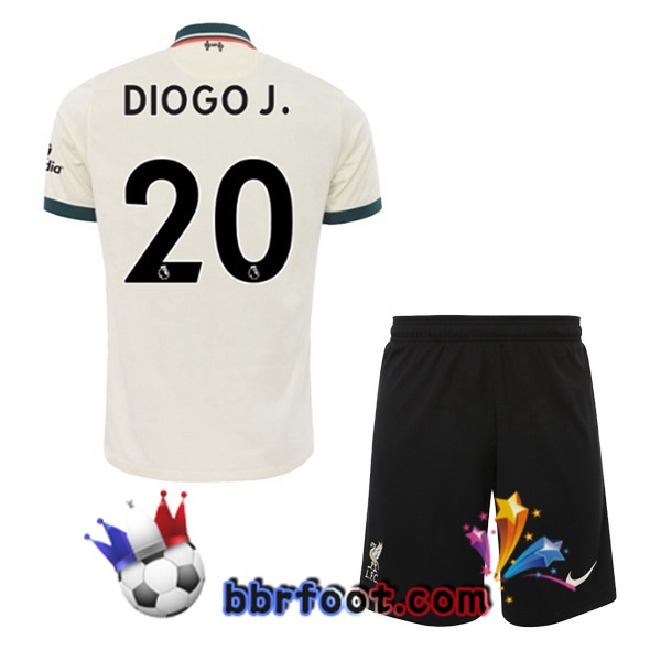 Maillot Foot FC Liverpool (DIOGO J. 20) Enfant Exterieur 21/22