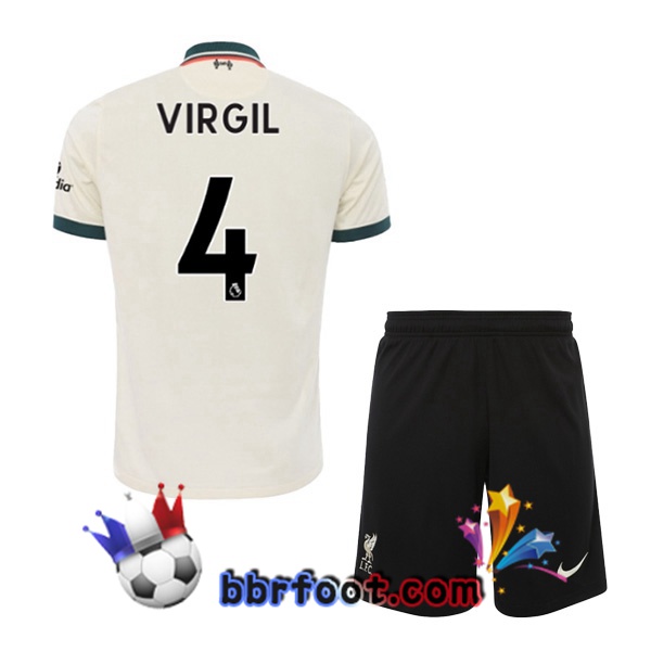 Maillot Foot FC Liverpool (VIRGIL 4) Enfant Exterieur 21/22