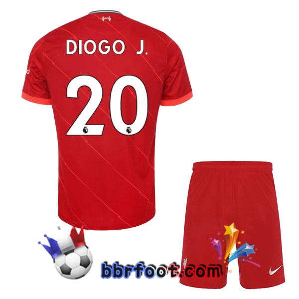 Maillot Foot FC Liverpool (DIOGO J. 20) Enfant Domicile 21/22