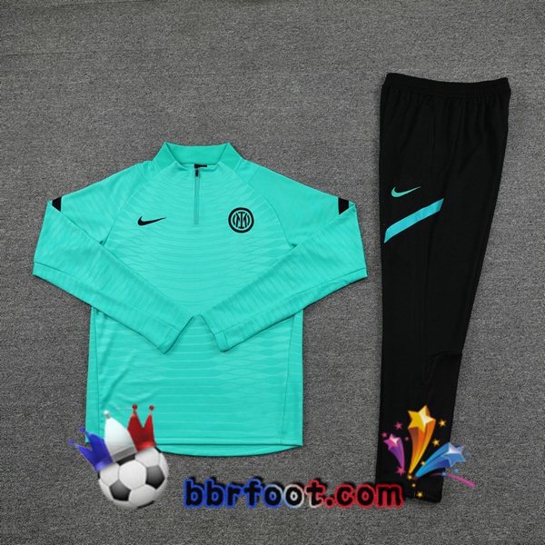 Survetement Foot Inter Milan Vert 21/22